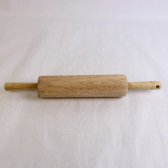 Unbranded Plain Wooden Rolling Pin For Baking Dough Roller Simple 17.75" Long