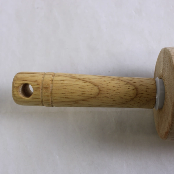 Unbranded Plain Wooden Rolling Pin For Baking Dough Roller Simple 17.75" Long