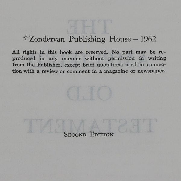 The Amplified Old Testament Part Two Job - Malachi 1962 2nd Edition Hardcover DJ
