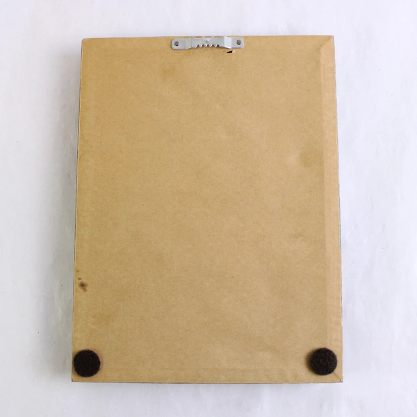 Wooden Framed Cross Stitch Cat With American Flag 6.5" x 8.12"