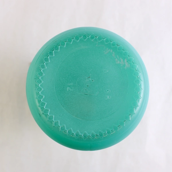 Keyscape Tailgater 64 Oz Glass Jug Oregon PDX Rug Teal Growl 10.5" Tall