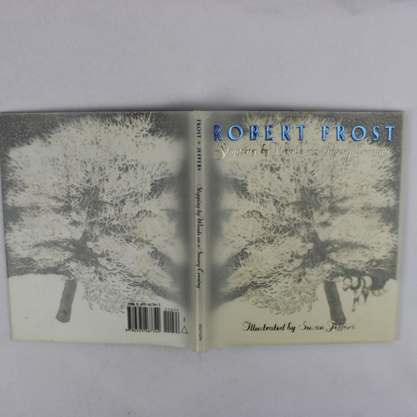 Stopping by Woods on a Snowy Evening Poem by Robert Frost 2001 Hardcover DJ