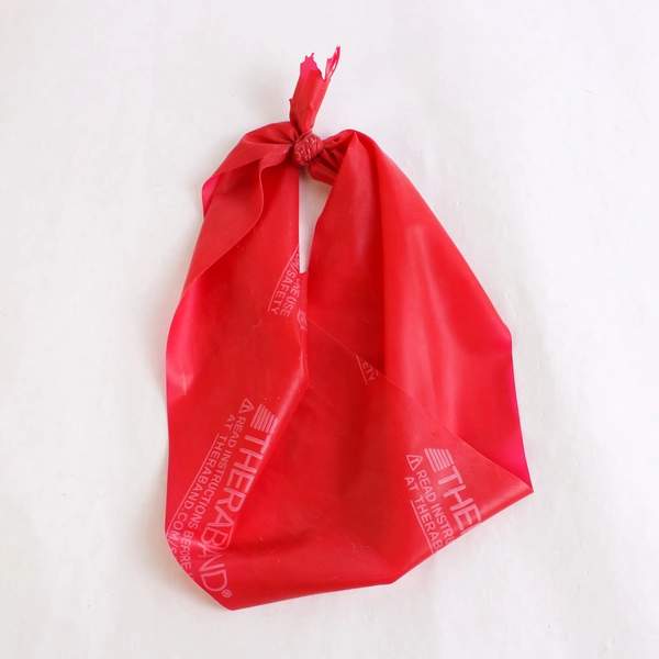 Lot Of 5 Theraband Resistance Exercise Bands Blue Yellow Green Red