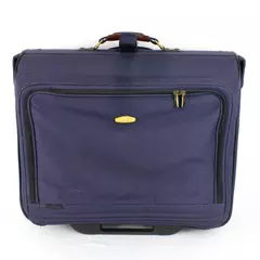 Ricardo Beverly Hills Santa Cruz Blue Rolling Garment Bag Carry-On Luggage