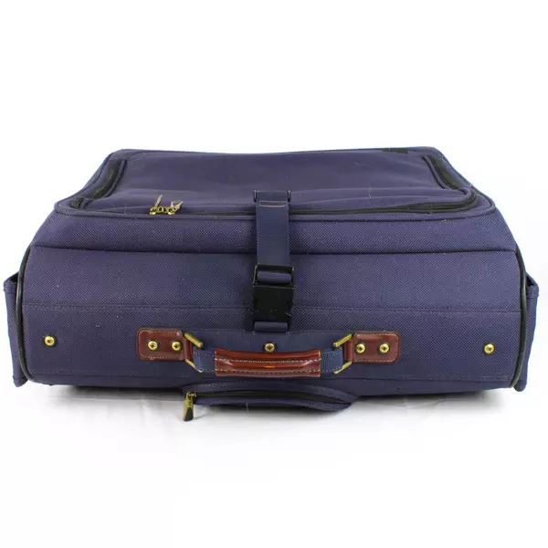 Ricardo Beverly Hills Santa Cruz Blue Rolling Garment Bag Carry-On Luggage