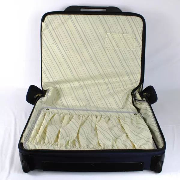 Ricardo Beverly Hills Santa Cruz Blue Rolling Garment Bag Carry-On Luggage