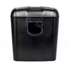 Insignia 6-Sheet Paper Shredder Credit Cards Cross-Cut Black NS-PS06CC