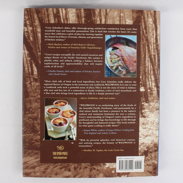 Wildwood Cooking from the Source Pacific Northwest by Cory Schreiber 2000 HC DJ
