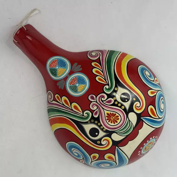 Wood Hand Painted Chinese Folk Art Mask