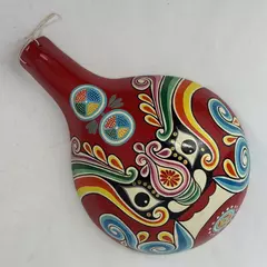 Wood Hand Painted Chinese Folk Art Mask