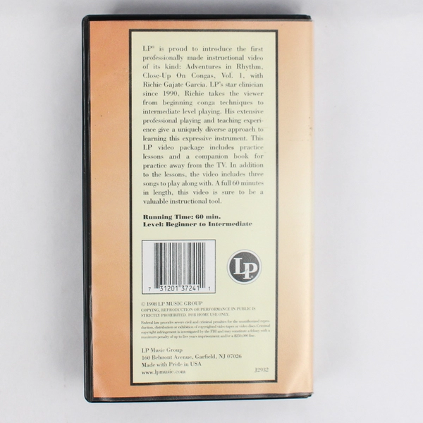 Adventures in Rhythm Vol 1 Close-Up on Congas with Richie Gajate Garcia 1998