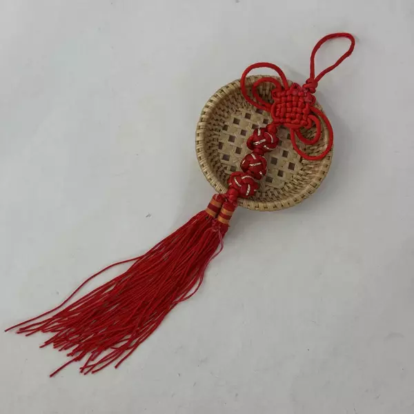 Lot of 3 Chinese Good Fortune Silk Knot Tassels