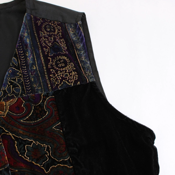 Jaclyn Smith Classics Multicolor Button Up Vest Women's Size Medium