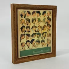 Kimberly Enterprises Norman Rockwell The Gossips Ceramic Tile Trivet