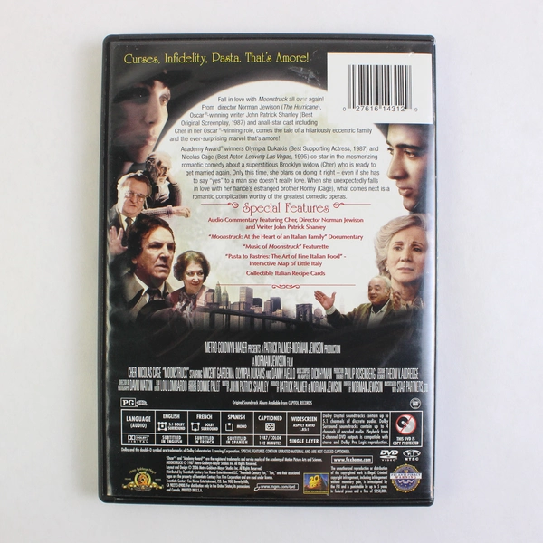 Moonstruck 1987 DVD Starring Cher and Nicolas Cage Deluxe Edition