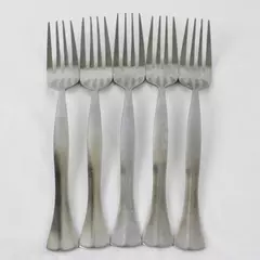 Lot Of 5 Oneida Prescott (Stainless) Flatware Dinner Forks