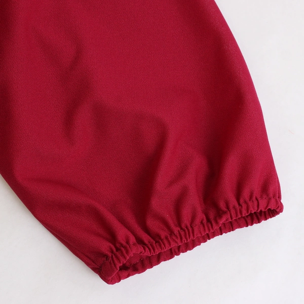 Vintage Good Times Sheer Red Shift Dress Women's Size 12P