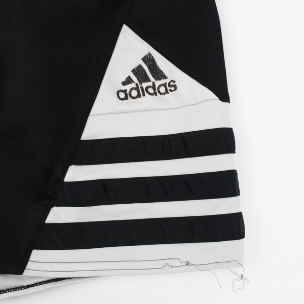 Adidas Basketball Shorts Black/White 9" Inseam Men's Size Large