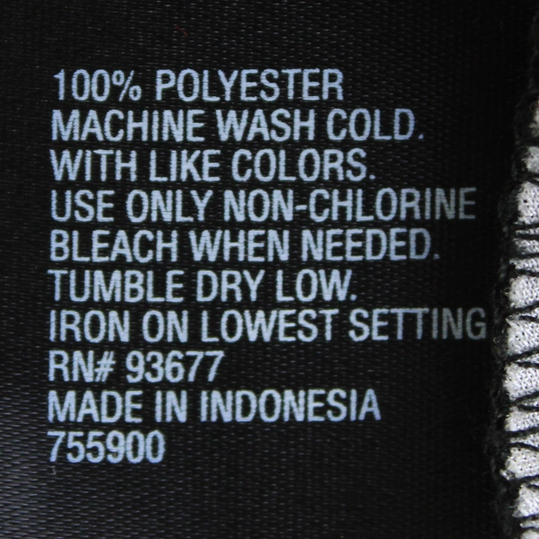 Worthington Black and White Embroidered Peplum Top Women's PL