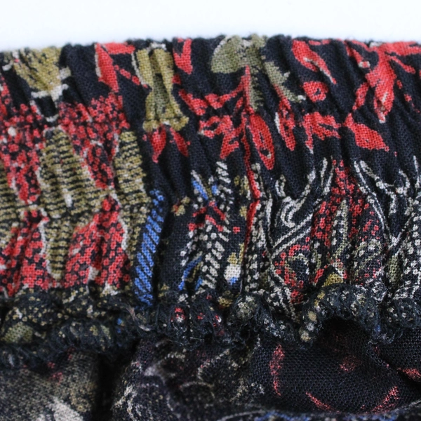 VTG Collectible Gold Giorgio Sant Angelo Multicolor Midi Skirt Women's 10 Flawed