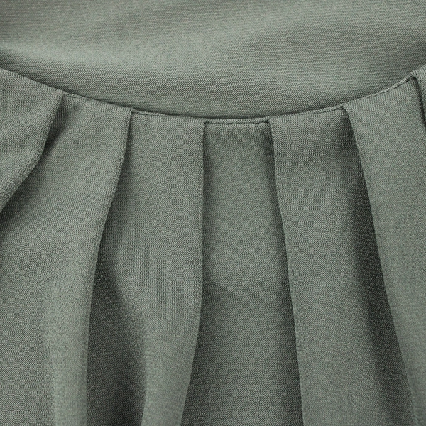 Worthington Petite Gray Short Sleeve Solid Gray Top Women's PM