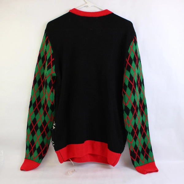 Holiday Time Straight Outta North Pole Acrylic Sweater Men's Medium 38-40