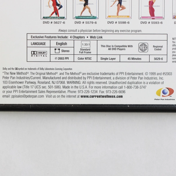 45 Minute Exercise DVD The Method Afro-Brazilian Cardio 2003 