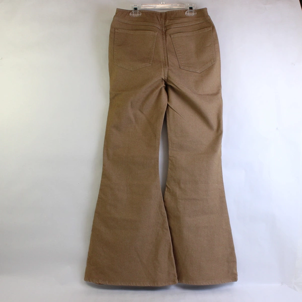 Unbranded Tan Flared Pull-On Pants Women's 28