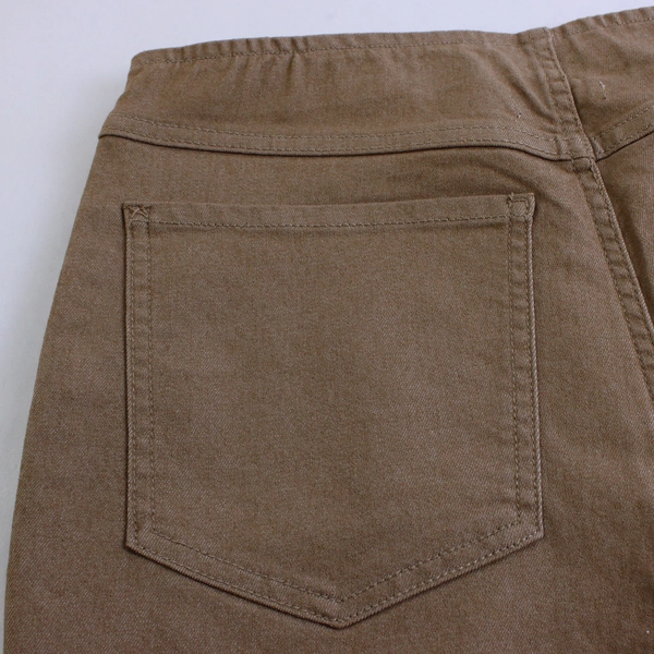 Unbranded Tan Flared Pull-On Pants Women's 28