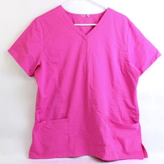 Unbranded Hot Pink Scrubs Shirt Women's Size Large