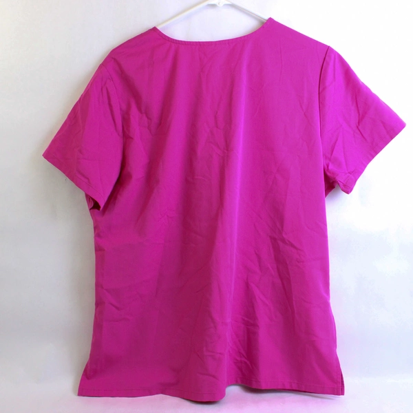 Unbranded Hot Pink Scrubs Shirt Women's Size Large