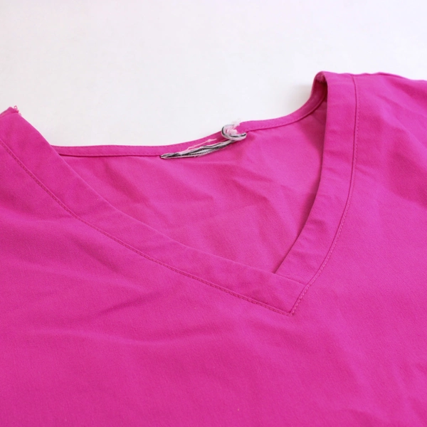 Unbranded Hot Pink Scrubs Shirt Women's Size Large
