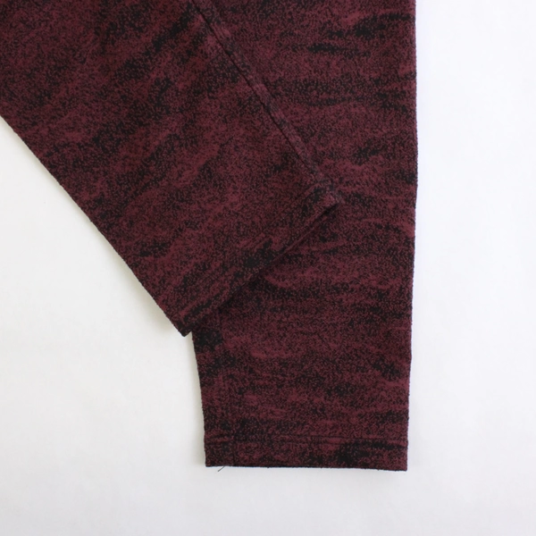 Kyodan Maroon and Black Athletic Leggings Women's Size Medium