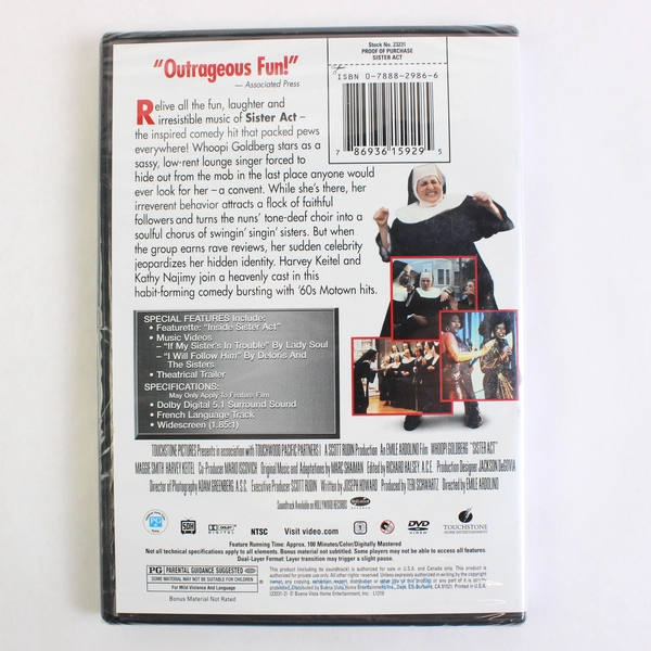 Sister Act Starring Whoopi Goldberg Maggie Smith Comedy 1992 New Sealed