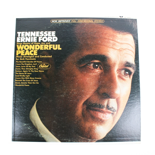 Tennessee Ernie Ford Wonderful Peace 1966 Capitol Vintage Vinyl LP