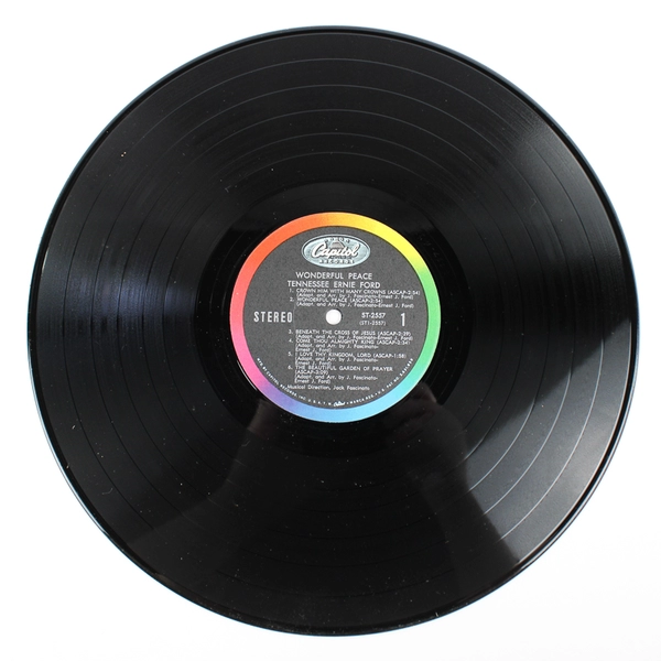 Tennessee Ernie Ford Wonderful Peace 1966 Capitol Vintage Vinyl LP