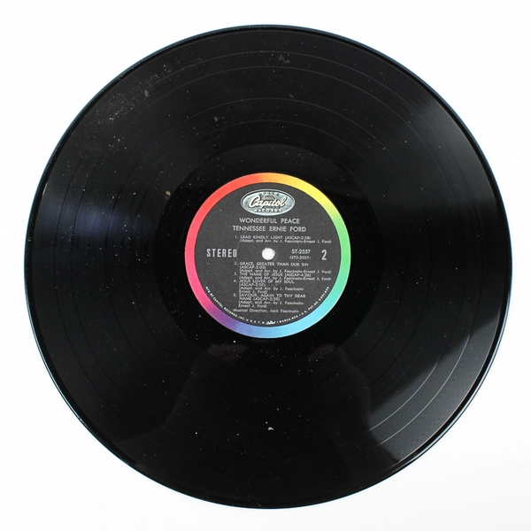 Tennessee Ernie Ford Wonderful Peace 1966 Capitol Vintage Vinyl LP