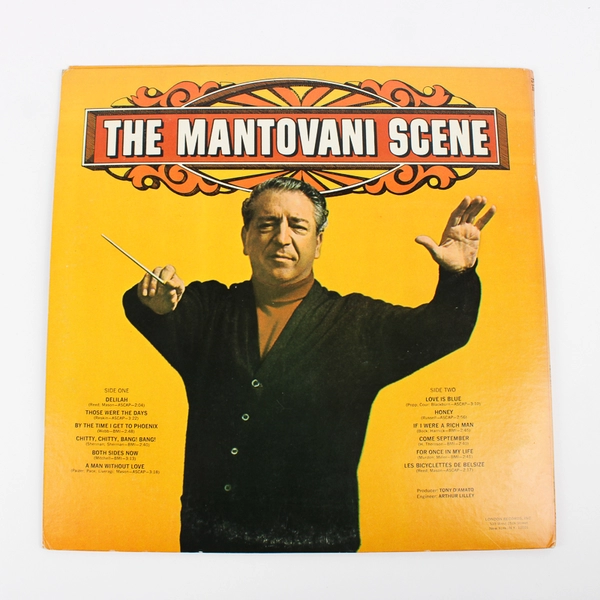 Mantovani The Mantovani Scene Vinyl 1969 LP London Records