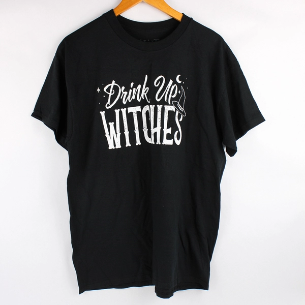 Spirit Halloween Drink Up Witches Graphic T-Shirt Adult Medium