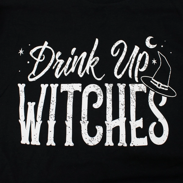 Spirit Halloween Drink Up Witches Graphic T-Shirt Adult Medium