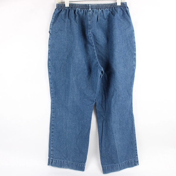 Chic Kontoor Blue Jeans With Elastic Waist Band Women's Size 12 Petite