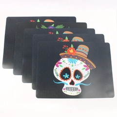 Set of 5 Momentum Brands Day Of The Dead Sugar Skull Placemats 12" x 16"