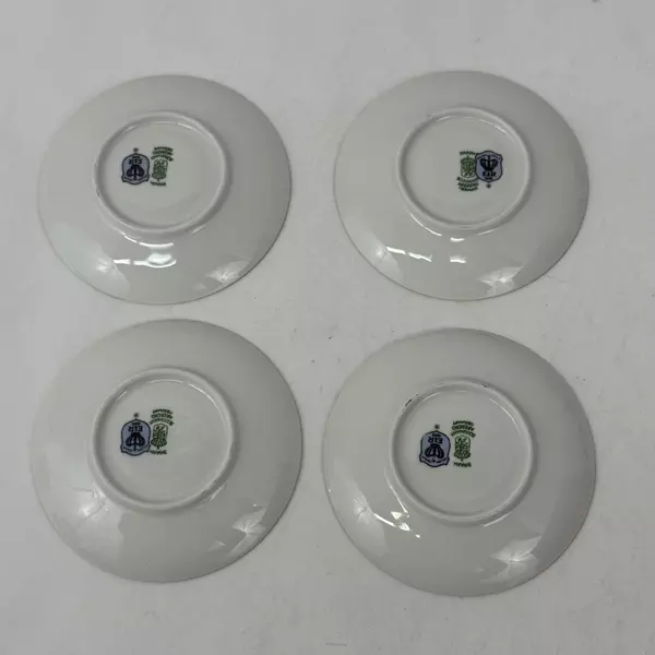 8 Piece Shumann Arzberg Cardinal Porcelain Demitasse Tea Cup And Saucer Set