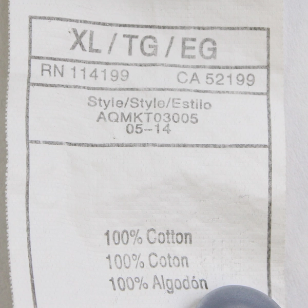 Quiksilver Blue and Gray Pinstripe Polo Shirt Men's XL