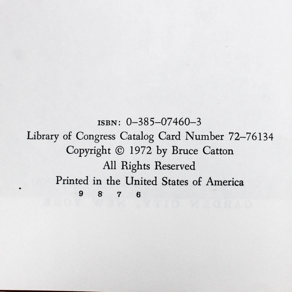 Bruce Catton Waiting for the Morning Train Autobiography 1972 Hardcover DJ