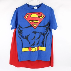 Rubie's Delta Pro Weight Superman T-Shirt with Detachable Cape Men's Medium