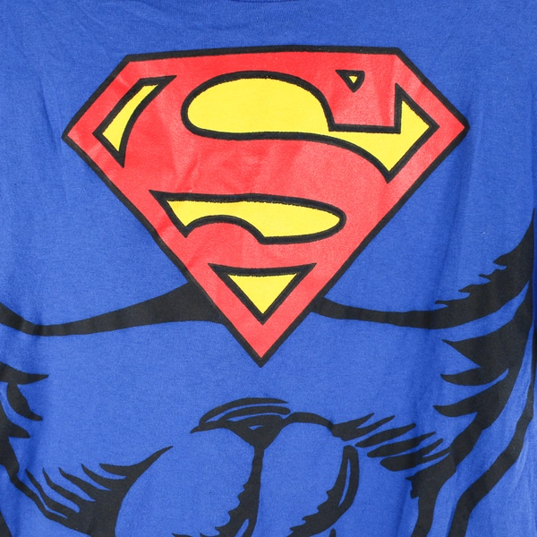 Rubie's Delta Pro Weight Superman T-Shirt with Detachable Cape Men's Medium