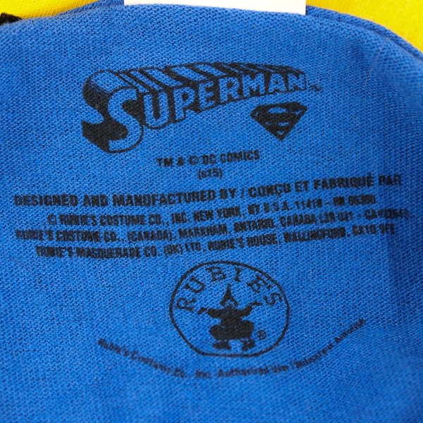 Rubie's Delta Pro Weight Superman T-Shirt with Detachable Cape Men's Medium