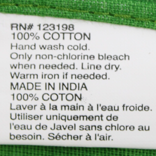 Paisley Green Cotton Bandana 20" x 20" RN# 123198