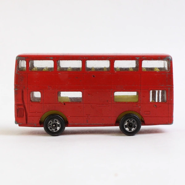 1980's Zylmex Double Decker Bus London P334 Red Made in Hong Kong